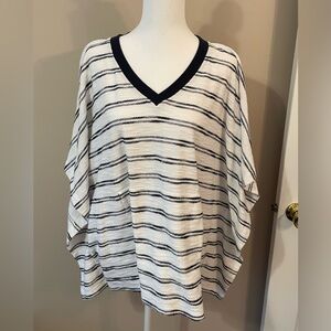 Oversized loose fitting cotton top